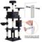Show in main carousel: Yaheetech 79-in Plush Cat Tree & Condo, Black, Large slide 10 of 13
