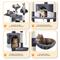 Show in main carousel: Yaheetech 79-in Plush Cat Tree & Condo, Dark Gray/White slide 4 of 9
