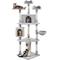 Show in main carousel: Yaheetech 79-in Plush Cat Tree & Condo, Light Gray  slide 3 of 12