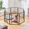 Show in main carousel: Yaheetech 8-Panel Wire Dog & Cat Exercise Playpen, 26-in W x 32-in H slide 1 of 9