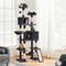 Show in main carousel: Yaheetech 82.5-in Plush Multi-Level Cat Tree, Black slide 1 of 8