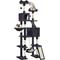 Show in main carousel: Yaheetech 82.5-in Plush Multi-Level Cat Tree, Black slide 3 of 8