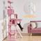Show in main carousel: Yaheetech 82.5-in Plush Multi-Level Cat Tree, Pink slide 7 of 8