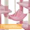 Show in main carousel: Yaheetech 82.5-in Plush Multi-Level Cat Tree, Pink slide 6 of 8