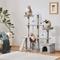 Show in main carousel: Yaheetech Activity Town 53.5-in Plush Cat Tree, Light Gray slide 1 of 9