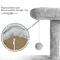 Show in main carousel: Yaheetech Activity Town 53.5-in Plush Cat Tree, Light Gray slide 8 of 9