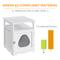 Show in main carousel: Yaheetech Box Furniture with Open Shelf Cat Litter Box, White, Medium slide 6 of 8