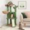Show in main carousel: Yaheetech Cactus 42-in Plush Cat Tree, Green/Brown slide 1 of 10