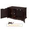 Show in main carousel: Yaheetech Cat Litter Box Enclosure, Large, Espresso slide 4 of 9