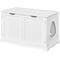 Show in main carousel: Yaheetech Cat Litter Box Enclosure, Large, White slide 3 of 9