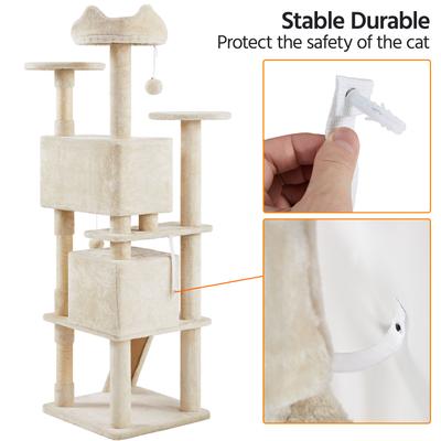 Show full view: Yaheetech Cat Scratching Tree, 70-in, Beige slide 5 of 10