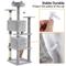 Show in main carousel: Yaheetech Cat Scratching Tree, 70-in, Light Gray slide 8 of 9