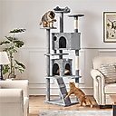 Yaheetech Cat Scratching Tree, 80-in, Light Gray