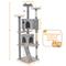 Show in main carousel: Yaheetech Cat Scratching Tree, 80-in, Light Gray slide 3 of 7