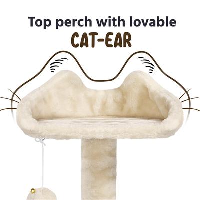 Show full view: Yaheetech Cat Scratching Tree, Beige, 54-in slide 7 of 11