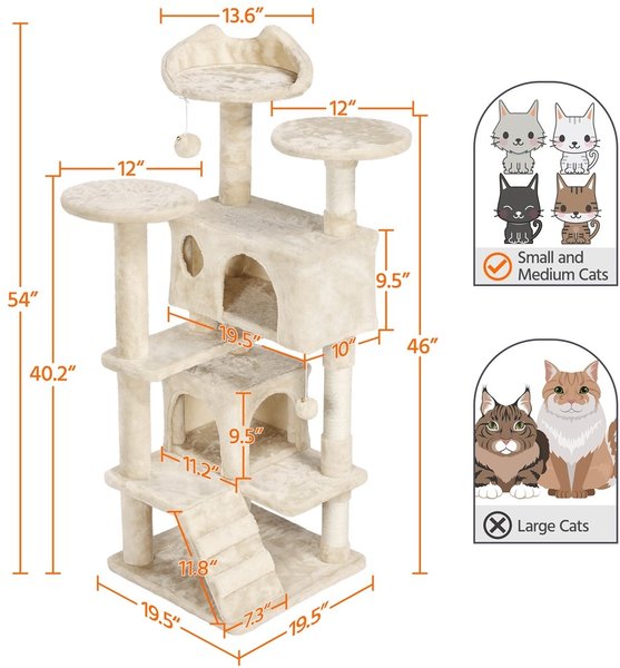 Yaheetech Cat Scratching Tree