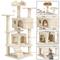 Show in main carousel: Yaheetech Cat Scratching Tree, Beige, 54-in slide 5 of 11