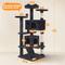 Show in main carousel: Yaheetech Cat Scratching Tree, Black, 54-in slide 3 of 10