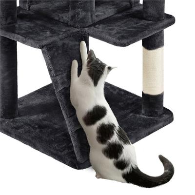 Show full view: Yaheetech Cat Scratching Tree, Black, Large, 70-in slide 5 of 9