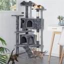 Yaheetech Cat Scratching Tree, Dark Gray, 54-in