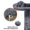 Show in main carousel: Yaheetech Cat Scratching Tree, Dark Gray, 54-in slide 9 of 13