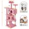 Show in main carousel: Yaheetech Cat Scratching Tree, Large, Pink, 70-in slide 4 of 10