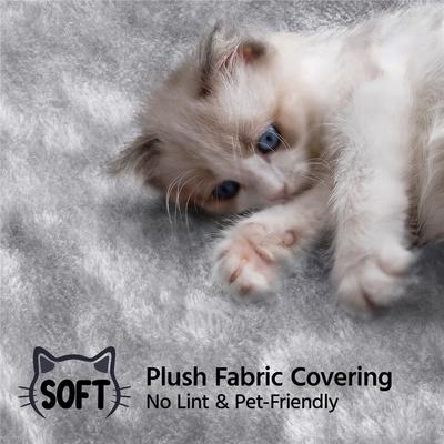 Show full view: Yaheetech Cat Scratching Tree, Light Gray, 54-in slide 7 of 13