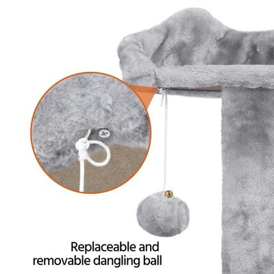 Show full view: Yaheetech Cat Scratching Tree, Light Gray, 54-in slide 9 of 13