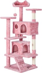 Yaheetech Cat Scratching Tree, Pink, Medium, 54-in slide 2 of 7
