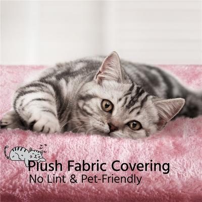 Show full view: Yaheetech Cat Scratching Tree, Pink, Medium, 54-in slide 5 of 10