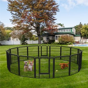 Yaheetech Metal Dog Playpen, 16-Panel, 32-in