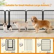 Show in main carousel: Yaheetech Metal Dog Playpen, 6-Panel, 32-in slide 4 of 8