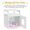 Show in main carousel: Yaheetech End Table Cat Litter Box Enclosure with Wooden Structure Open Shelf slide 6 of 9
