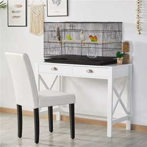 Yaheetech Flight Extra Space with Slide-out Tray Bird Cage, Black