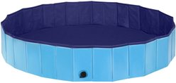 Yaheetech Foldable Outdoor Hard Plastic Dog & Cat Swimming Pool, Blue, 3X-Large slide 2 of 6