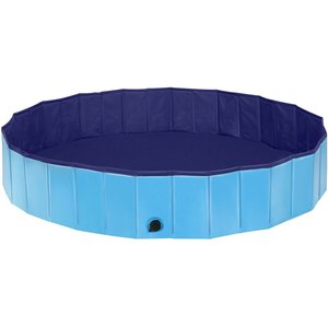 Yaheetech Foldable Outdoor Hard Plastic Dog & Cat Swimming Pool, Blue, 3X-Large