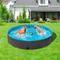 Show in main carousel: Yaheetech Foldable Pet Pool, Black, X-Large, 55-in slide 1 of 11