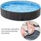 Show in main carousel: Yaheetech Foldable Pet Pool, Black, X-Large, 55-in slide 8 of 11