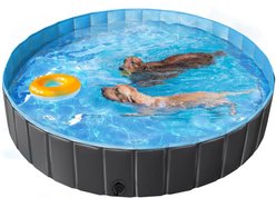 Yaheetech Foldable Pet Pool, Black, XX-Large, 63-in slide 2 of 9