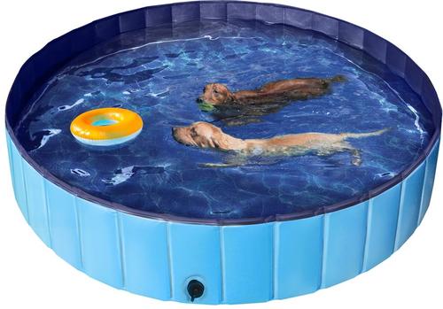 Show full view: Yaheetech Foldable Pet Pool, Blue, XX-Large, 63-in slide 2 of 11