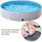 Show in main carousel: Yaheetech Foldable Pet Pool, Gray, X-Large, 55-in slide 8 of 11