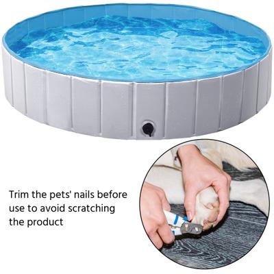 Show full view: Yaheetech Foldable Pet Pool, Gray, X-Large, 55-in slide 8 of 11