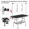 Show in main carousel: Yaheetech Foldable Retractable Bath Dog & Cat Grooming Table, Black slide 5 of 9