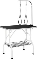 Yaheetech Folding Dog & Cat Grooming Table, Black