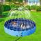 Show in main carousel: Yaheetech Hard Plastic Dog Pool with Sprinkler, Blue, XX-Large, 63-in slide 1 of 11