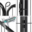 Show in main carousel: Yaheetech Heavy Duty Metal Dog & Cat Playpen, Black, 24-in, 6-panel slide 8 of 10