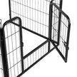 Show in main carousel: Yaheetech Heavy Duty Metal Dog & Cat Playpen, Black, 24-in, 6-panel slide 9 of 10