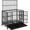 Show in main carousel: Yaheetech Indestructible Dog Crate, Black, 42-in slide 3 of 9