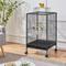 Show in main carousel: Yaheetech Iron Bird Cage, Black, 35.2-in slide 2 of 8