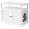 Show in main carousel: Yaheetech Litter Box Enclosure Cat House End Table with Storage Shelf slide 2 of 8